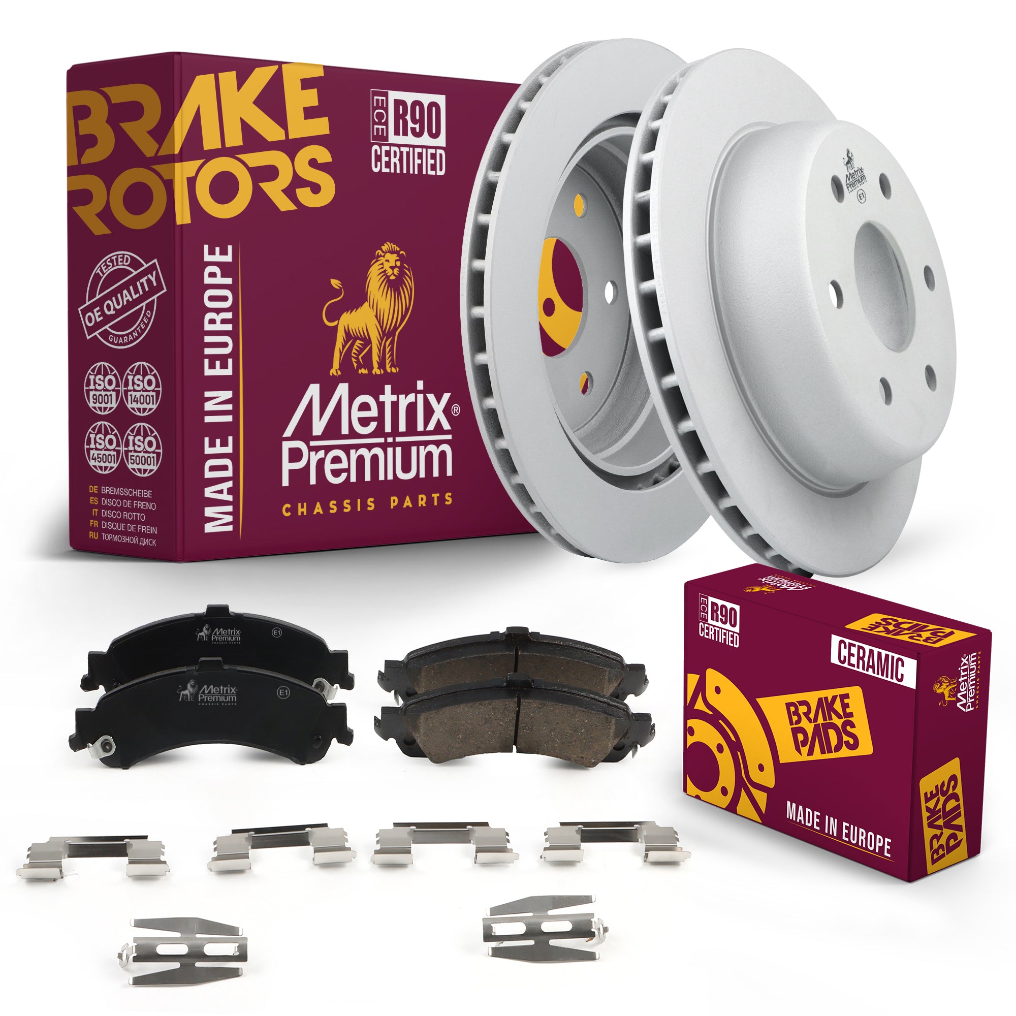 Metrix Premium Rear Brake Kit 95741MT OEM fit auto parts