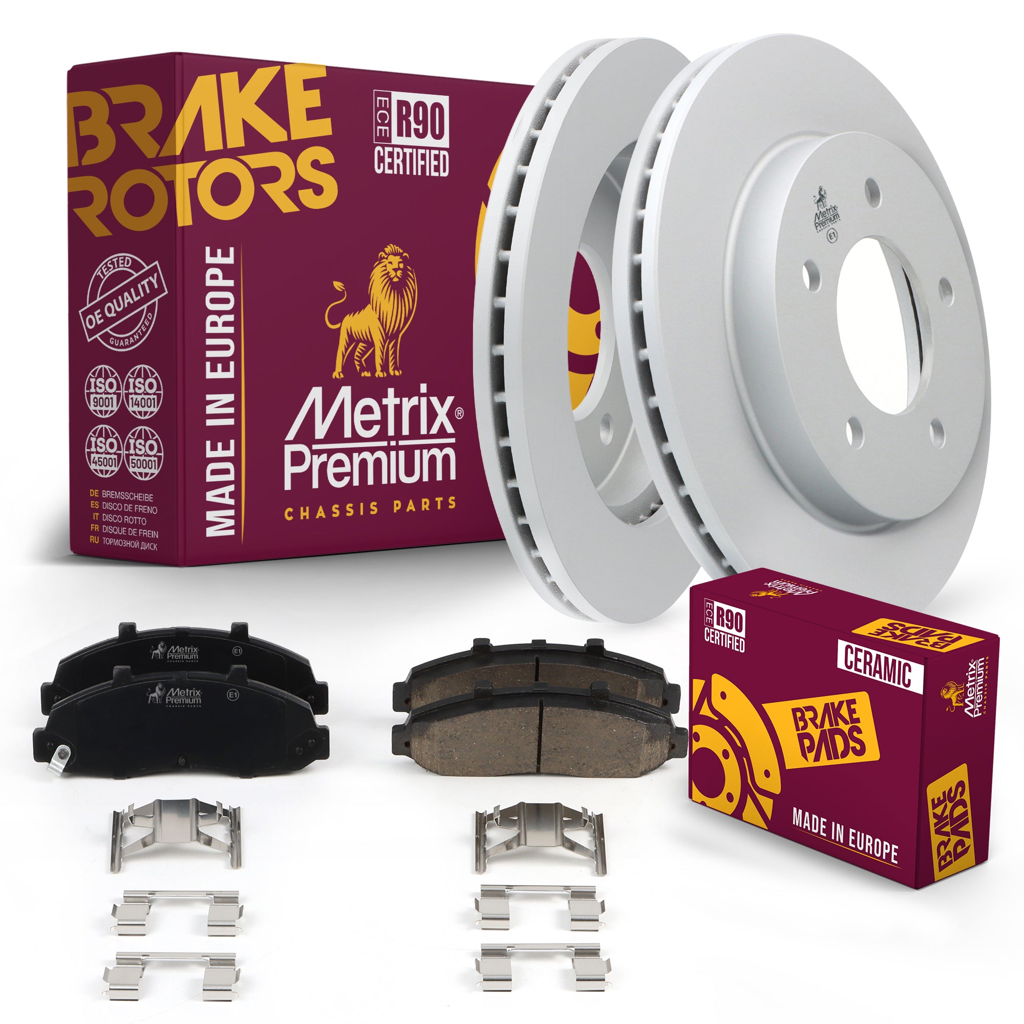 Metrix Premium Front Brake Kit 95760MT OEM fit auto parts