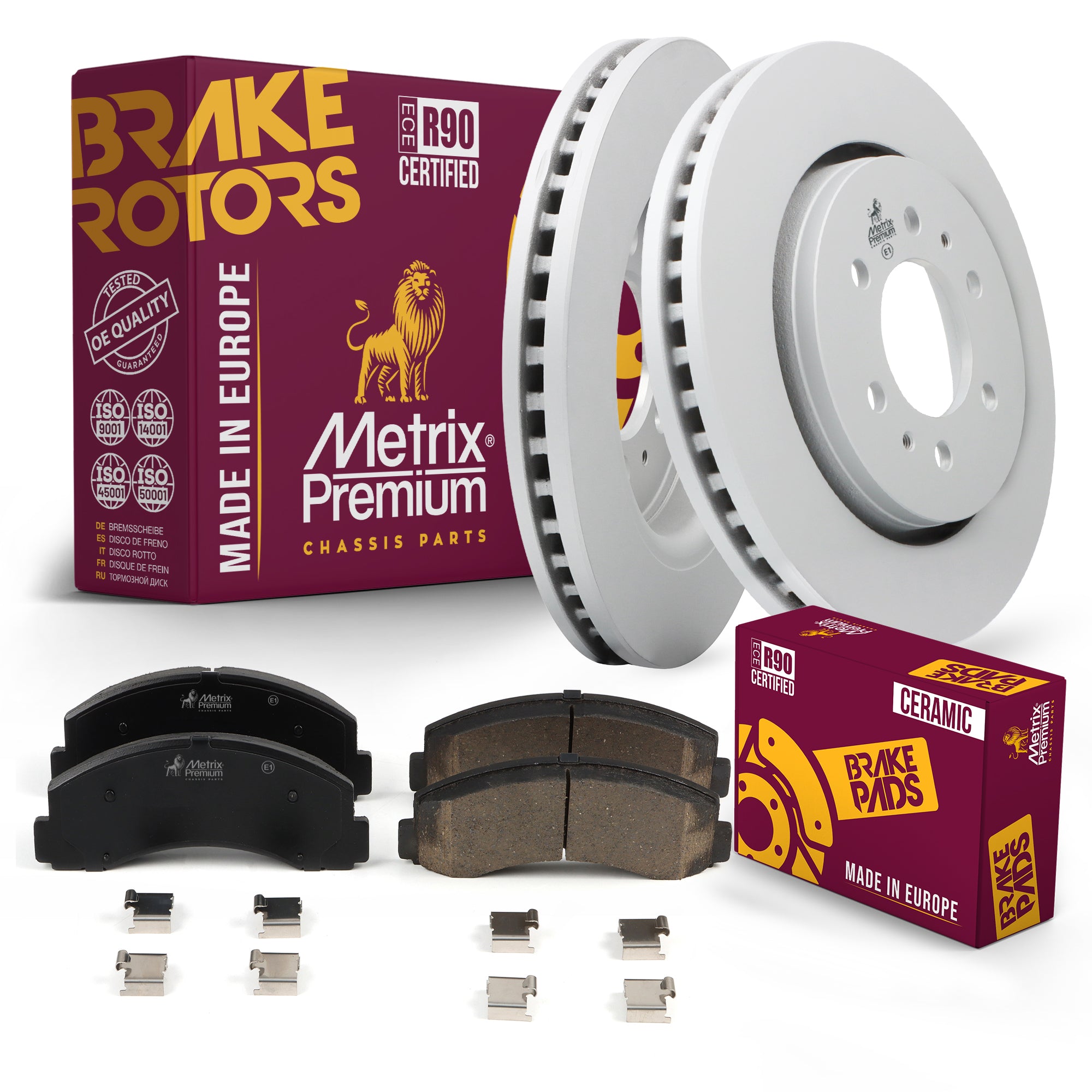 Metrix Premium Front Brake Kit 95761MT OEM fit auto parts