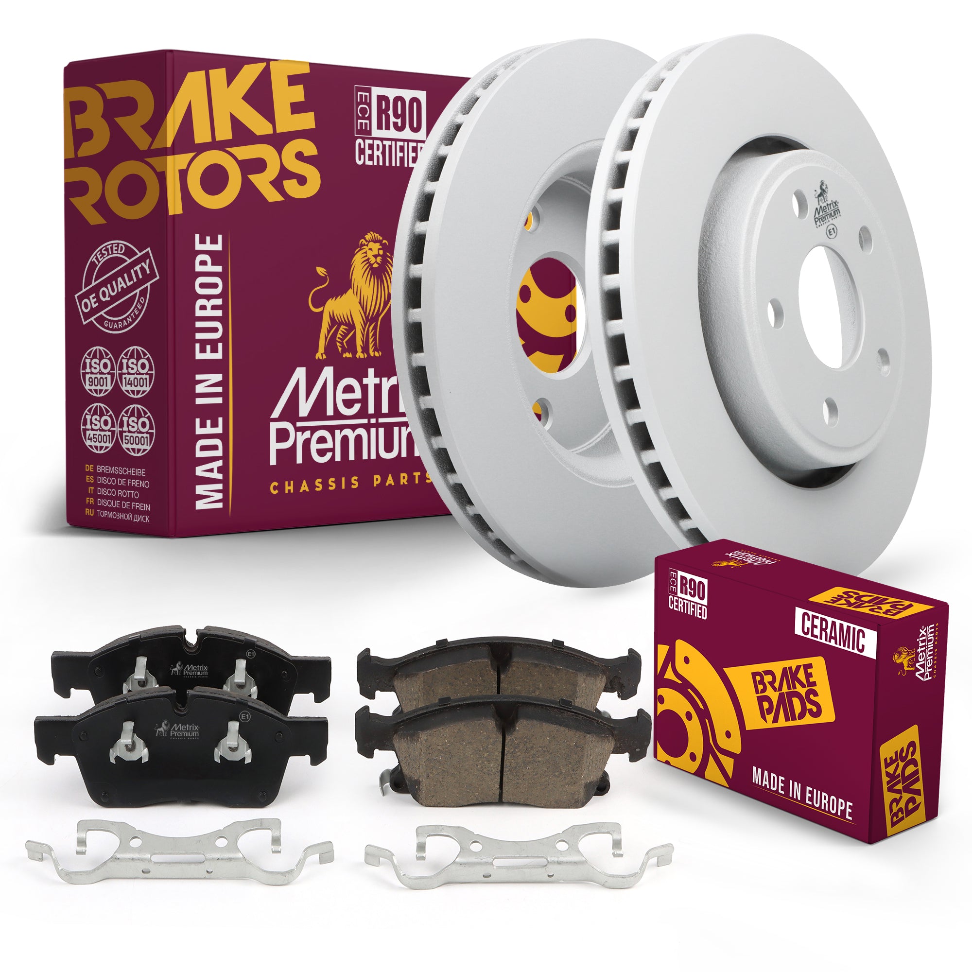 Metrix Premium Front Brake Kit 95764MT OEM fit auto parts