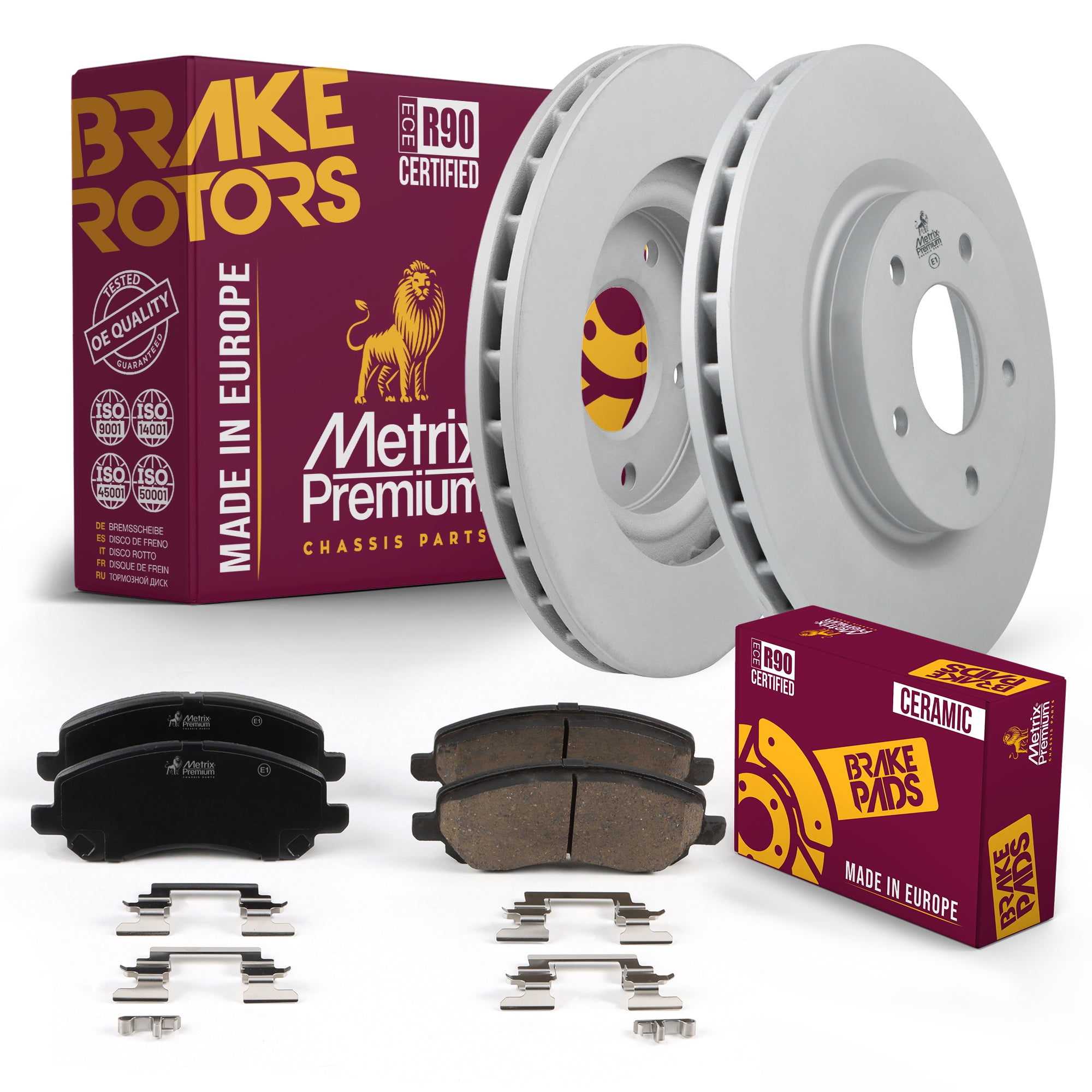 Metrix Premium Front Brake Kit 95766MT OEM fit auto parts