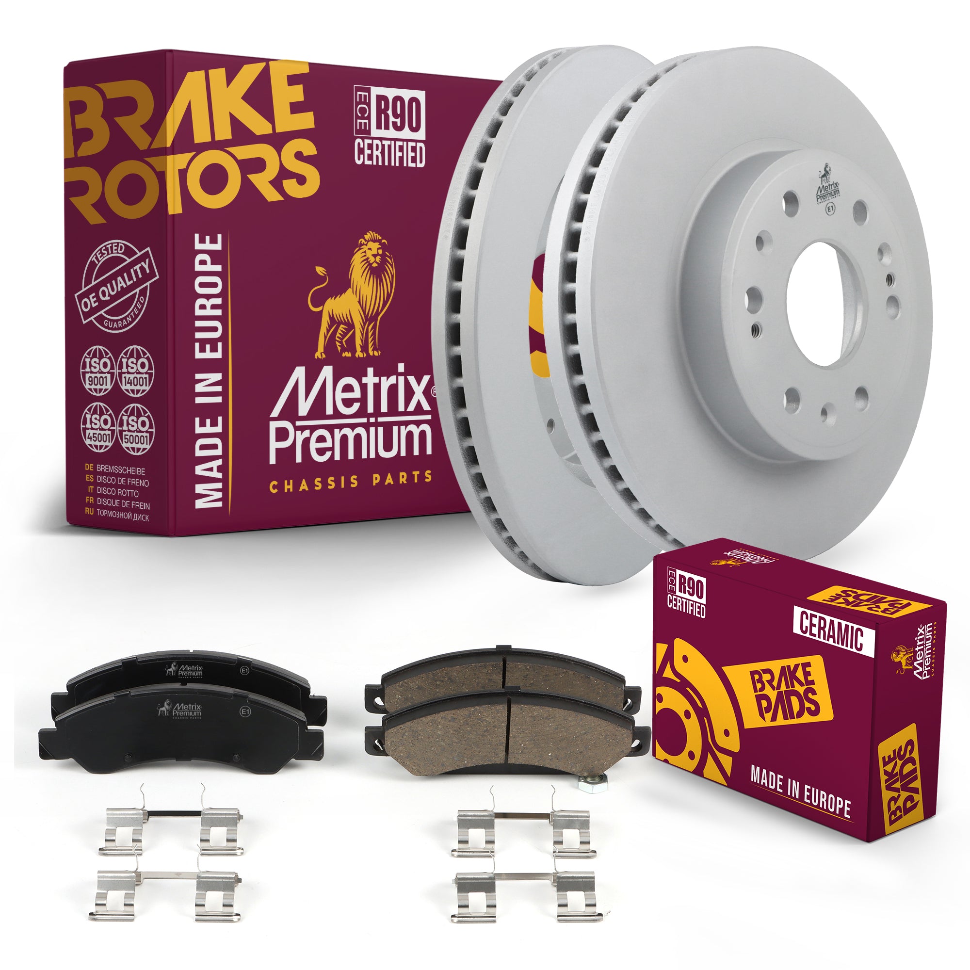 Metrix Premium Front Brake Kit 95767MT OEM fit auto parts