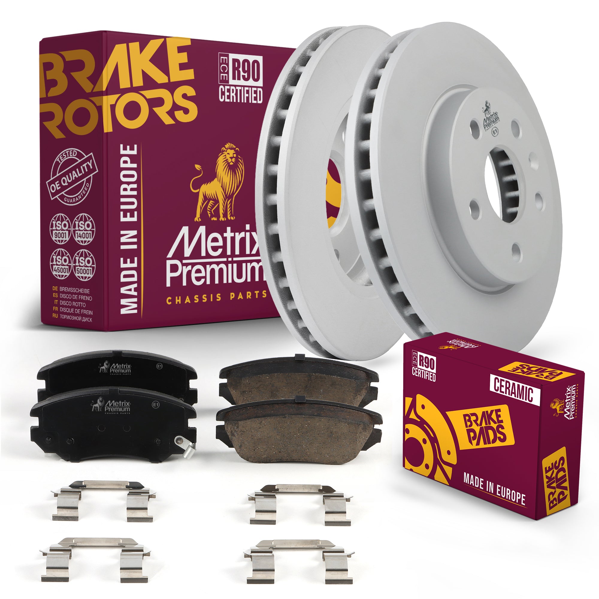 Metrix Premium Front Brake Kit 95771MT OEM fit auto parts