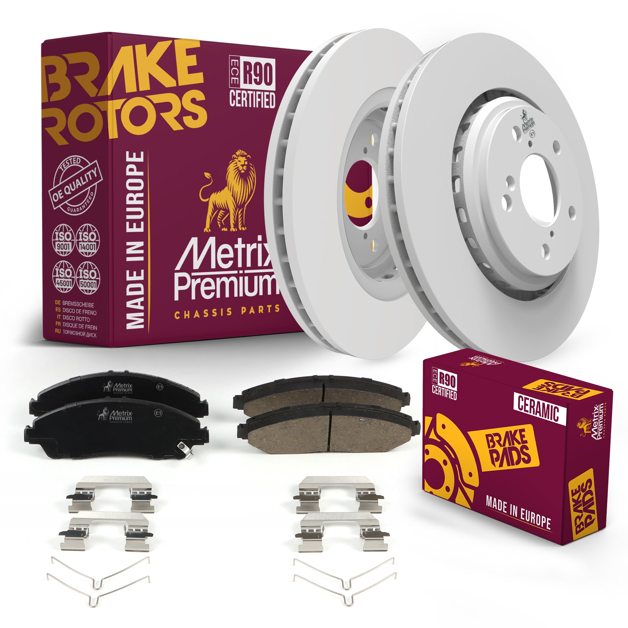 Metrix Premium Front Brake Kit 95774MT OEM fit auto parts