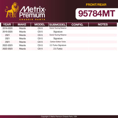 Metrix Premium Front & Rear Brake Pad Kit 95784MT OEM fit spare parts