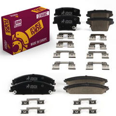 Metrix Premium Front & Rear Brake Pad Kit 95816MT OEM fit auto parts