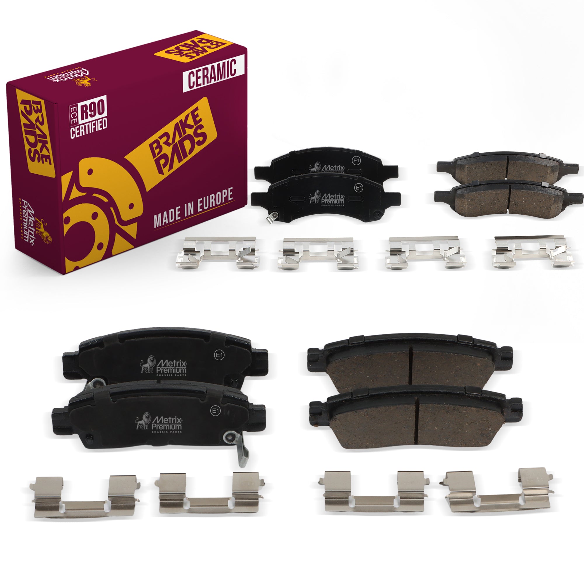 Metrix Premium Front & Rear Brake Pad Kit 95832MT OEM fit auto parts