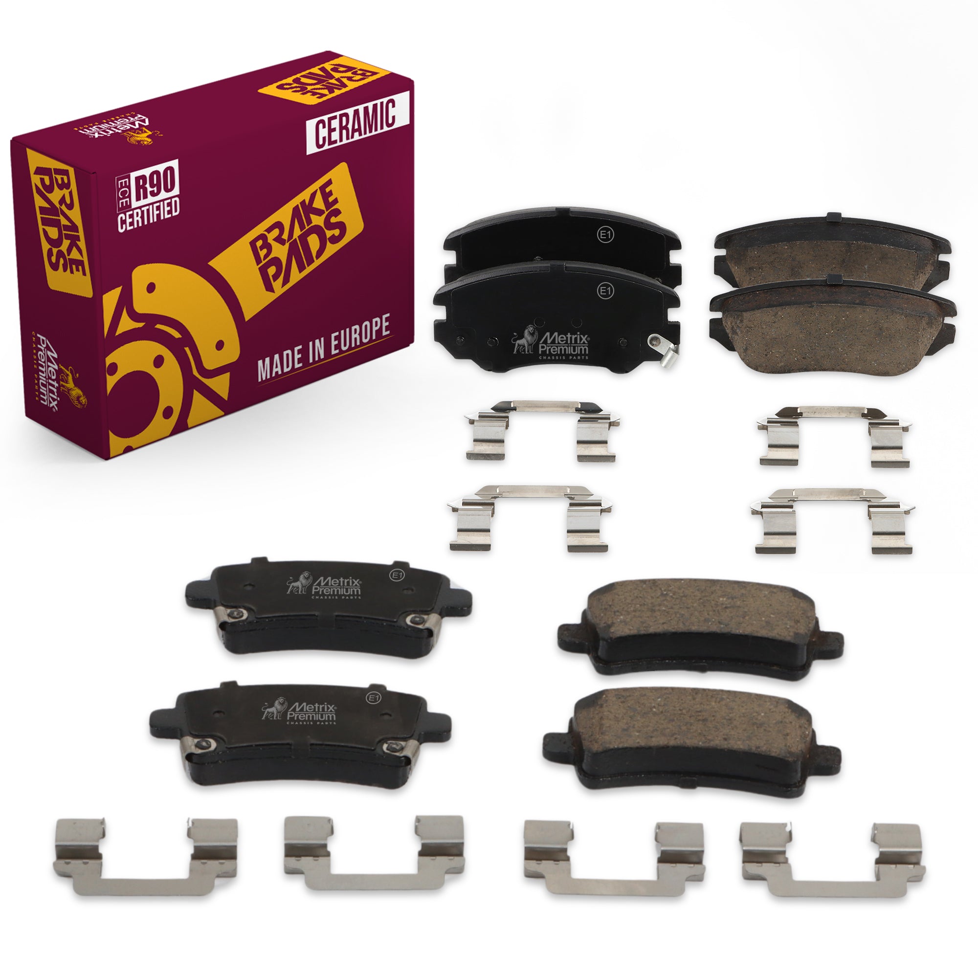 Metrix Premium Front & Rear Brake Pad Kit 95834MT OEM fit auto parts