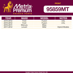 Metrix Premium Front End 12 PC Suspension Kit 95859MT for Ford, Lincoln, Mercury aftermarket auto parts