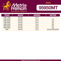 Metrix Premium Front End 10 PC Suspension Kit 95950MT for Honda aftermarket auto parts