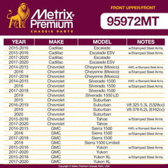 Metrix Premium 4 PC  Control Arm and GDX Stabilizer Bar Link Kit 95972MT OEM fit