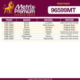 Metrix Premium 4 PC Stabilizer Bar Link and Stabilizer Bar Link 95999MT OEM fit