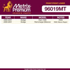 Metrix Premium 4 PC Stabilizer Bar Link and Ball Joint 96019MT OEM fit