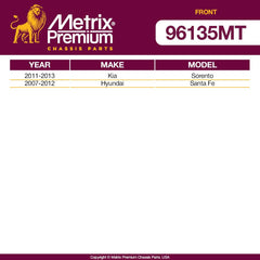 Metrix Premium 4 PC  Stabilizer Bar Link and Sway Bar Bushing Kit 96135MT OEM fit