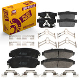 Metrix Premium Chassis Parts - Front & Rear Semi-Metallic Disc Brake Pad Set Fits 2010-2012 Acura RDX, 2010-2011 Honda Accord Crosstour, 2012 Honda Crosstour, 2007-2011 CR-V, Made in Europe