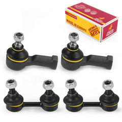 Metrix Premium 4 PC Front Stabilizer Bar Link and Outer Tie Rod End Kit 97303MT OEM fit auto parts