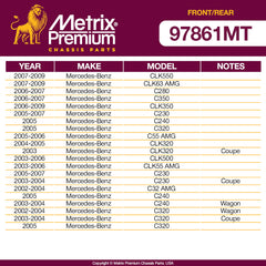 Metrix Premium 4 PC Front Stabilizer Bar Link and Rear Stabilizer Bar Link Kit 97861MT OEM fit auto parts fitment compability
