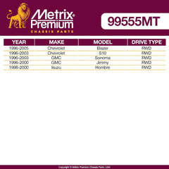 10 PC Front Suspension Kit 99555MT