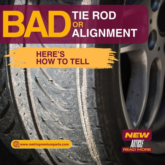 Bad tie rod or wheel alignment? Learn the warning signs, how the symptoms differ, and what DIY drivers should check before replacing parts.