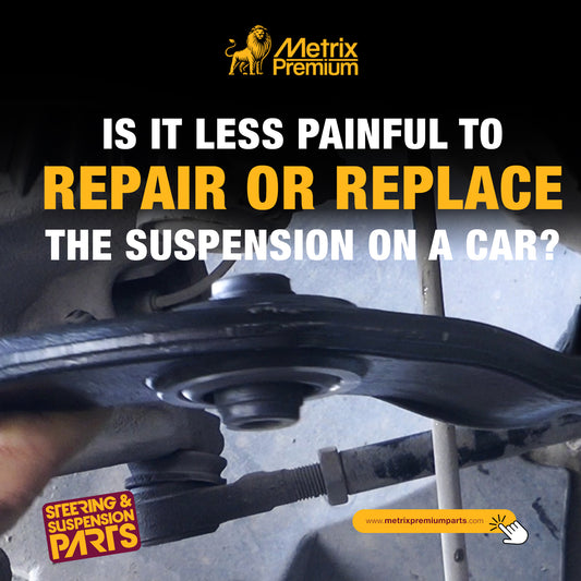 Is it less painful to repair or replace the suspension on a car?