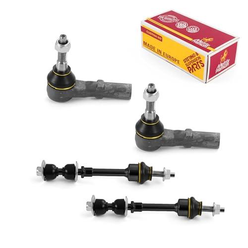 Metrix Premium 4PCS Outer Tie Rod End and Front Stabilizer Bar Link Kit ES3691, K80338 Fits Ford F-150, Lincoln Mark LT