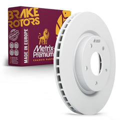 Metrix Premium Front Coated Vented Disc Brake Rotor Fits Nissan Rogue Sport, Nissan Rogue, Nissan Leaf