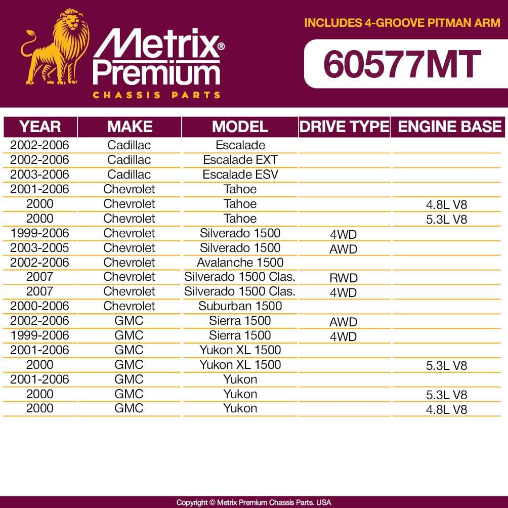 13 Pieces Suspension Kit 60577MT - Metrix Premium Chassis Parts