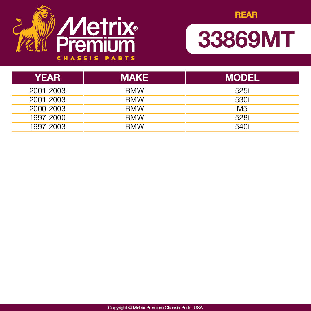 Metrix Premium Rear Stabilizer Bar Link 33869MT OEM fit auto parts fitment compability