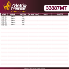 Metrix Premium Chassis Parts Center Link 33887MT OEM fit auto parts