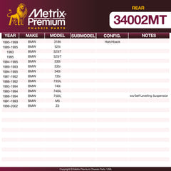 Metrix Premium Chassis Parts Rear Stabilizer Bar Link 34002MT aftermarket car parts