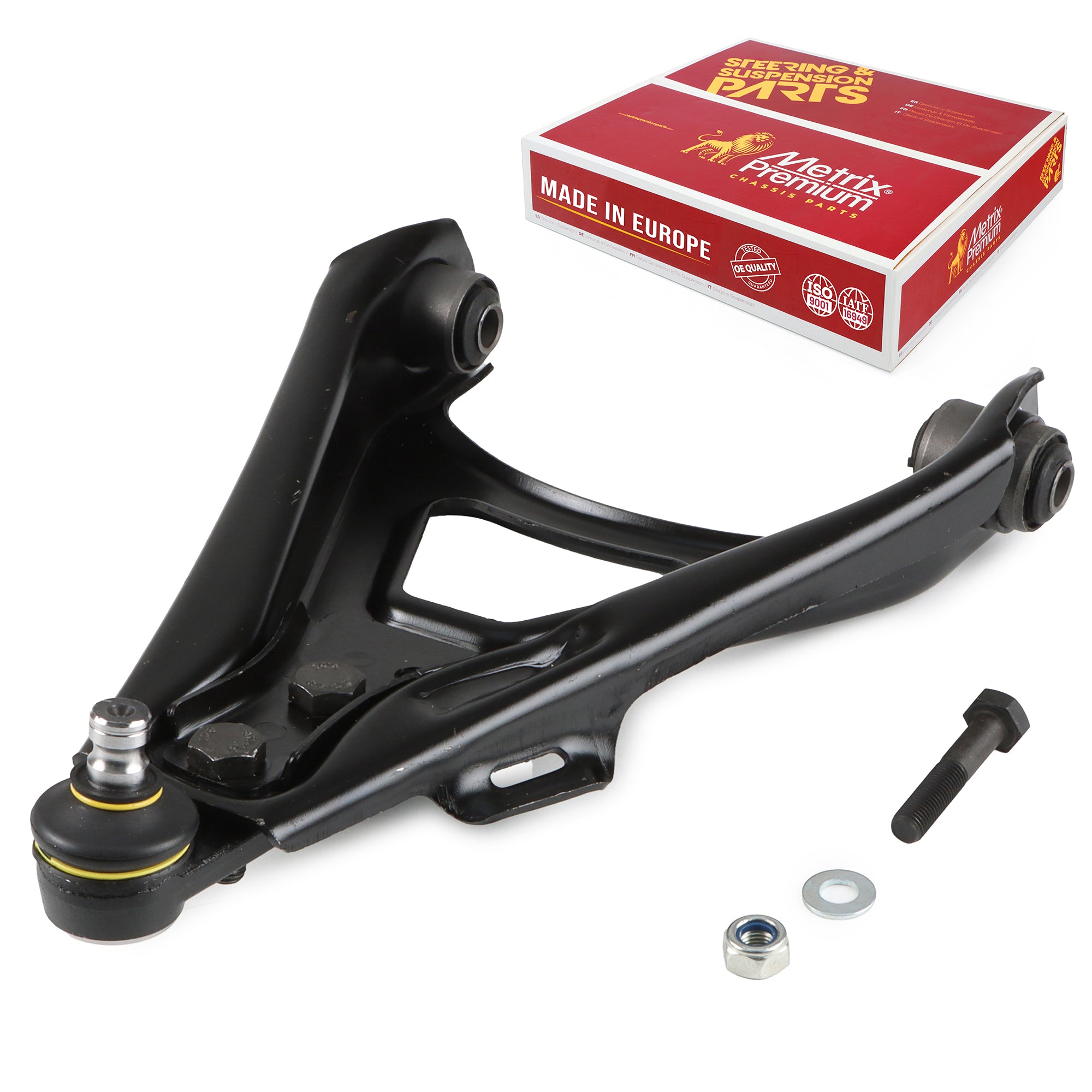 Metrix Premium Chassis Parts Front Left Lower Control Arm and Ball Joint Assembly 34440MT OEM fit auto parts