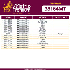 Metrix Premium Rear Right Stabilizer Bar Link 35164MT OEM fit auto parts fitment compability