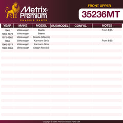Metrix Premium Front Upper Ball Joint 35236MT OEM fit spare parts