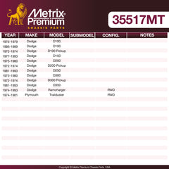 Metrix Premium Idler Arm 35517MT OEM fit spare parts