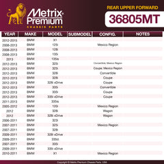 Metrix Premium Chassis Parts Rear Upper Forward Control Arm 36805MT aftermarket car parts