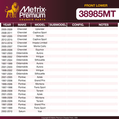 Metrix Premium Chassis Parts Front Lower Ball Joint 38985MT aftermarket car parts