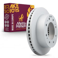 Metrix Premium Front Coated Vented Disc Brake Rotor Fits Chevrolet Silverado 2500 HD, Chevrolet Silverado 3500 HD, Chevrolet Suburban 3500 HD, GMC Sierra 2500 HD, GMC Sierra 3500 HD