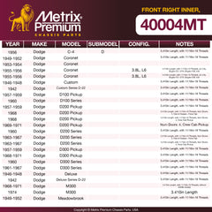 Metrix Premium Chassis Parts  suspension steering brake parts