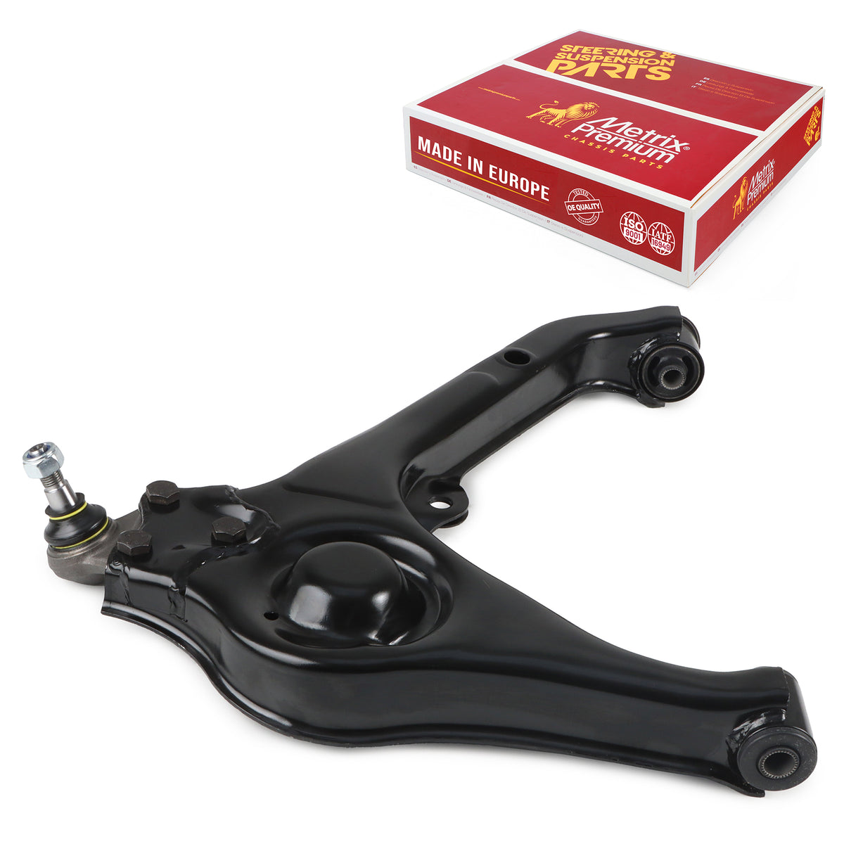 METRIX PREMIUM CHASSIS PARTS Suspension Control Arm and Ball Joint Assembly P/N:42105MT Fits: Asuna Sunrunner, Chevrolet Tracker, Geo Tracker, GMC Tracker, Pontiac Sunrunner, Suzuki Sidekick, Suzuki X-90