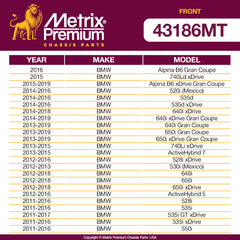 Metrix Premium Front Stabilizer Bar Link 43186MT OEM fit auto parts fitment compability