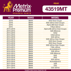 Metrix Premium Rear Stabilizer Bar Link 43519MT OEM fit auto parts fitment compability