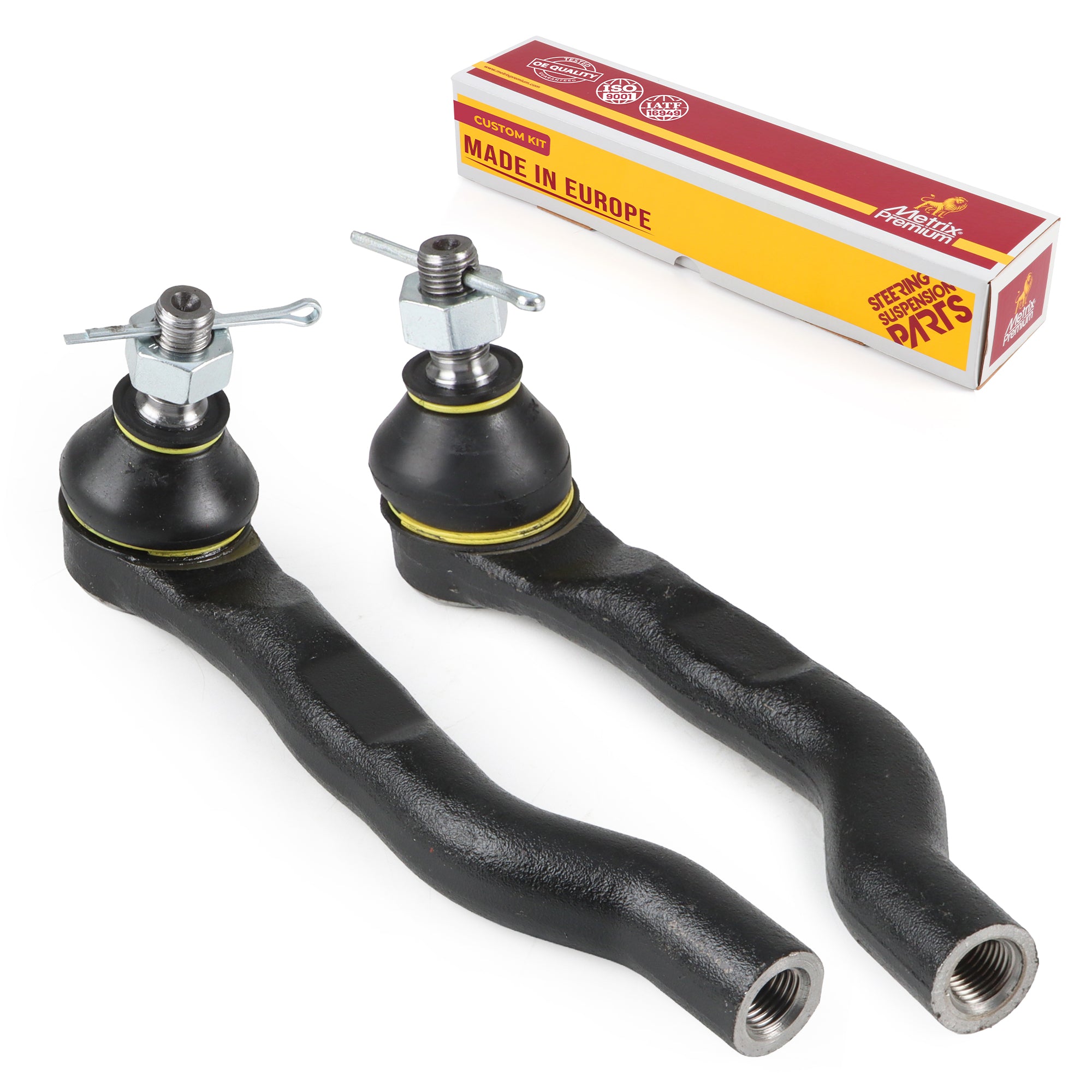 Metrix Premium Chassis Parts Front Left & Right Outer Tie Rod End Kit 90684MT OEM fit auto parts