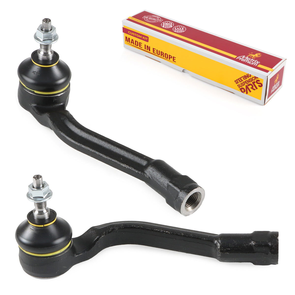 Metrix Premium Chassis Parts Front Left & Right Outer Tie Rod End Kit 90698MT OEM fit auto parts