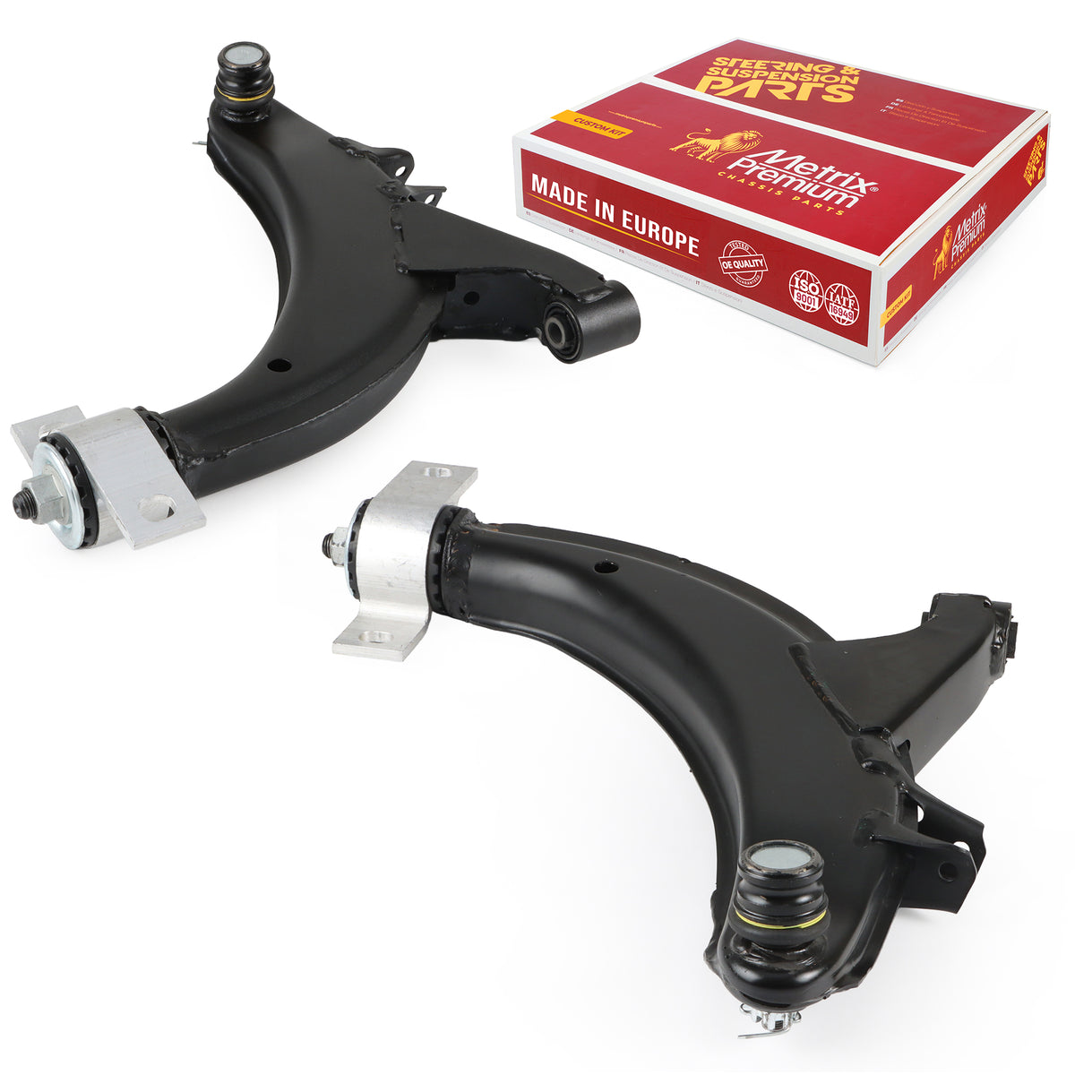Metrix Premium Chassis Parts Front Left & Right Lower Control Arm and Ball Joint Assembly Kit 90738MT OEM fit auto parts
