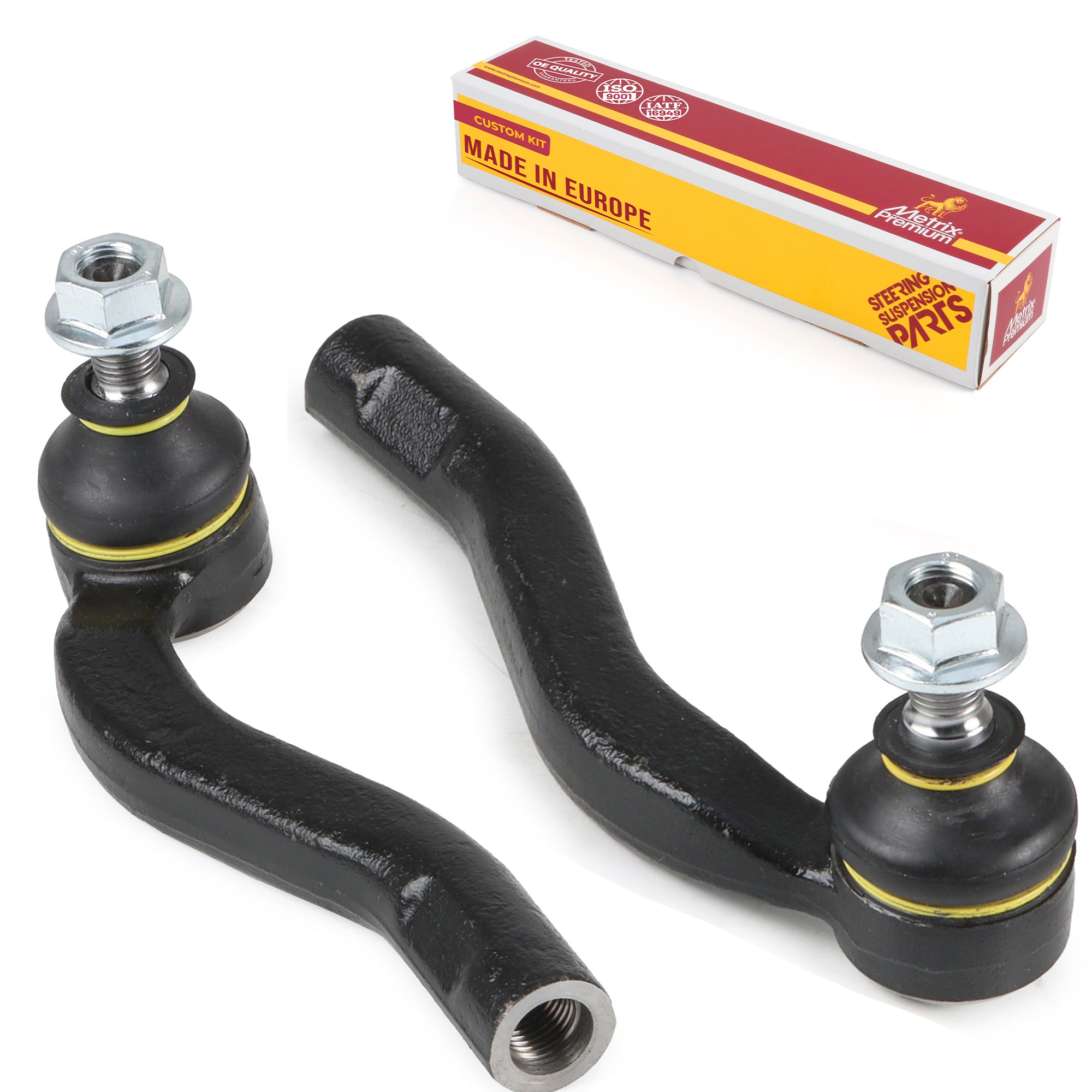 Metrix Premium Chassis Parts Front Left & Right Outer Tie Rod End Kit 90810MT OEM fit auto parts