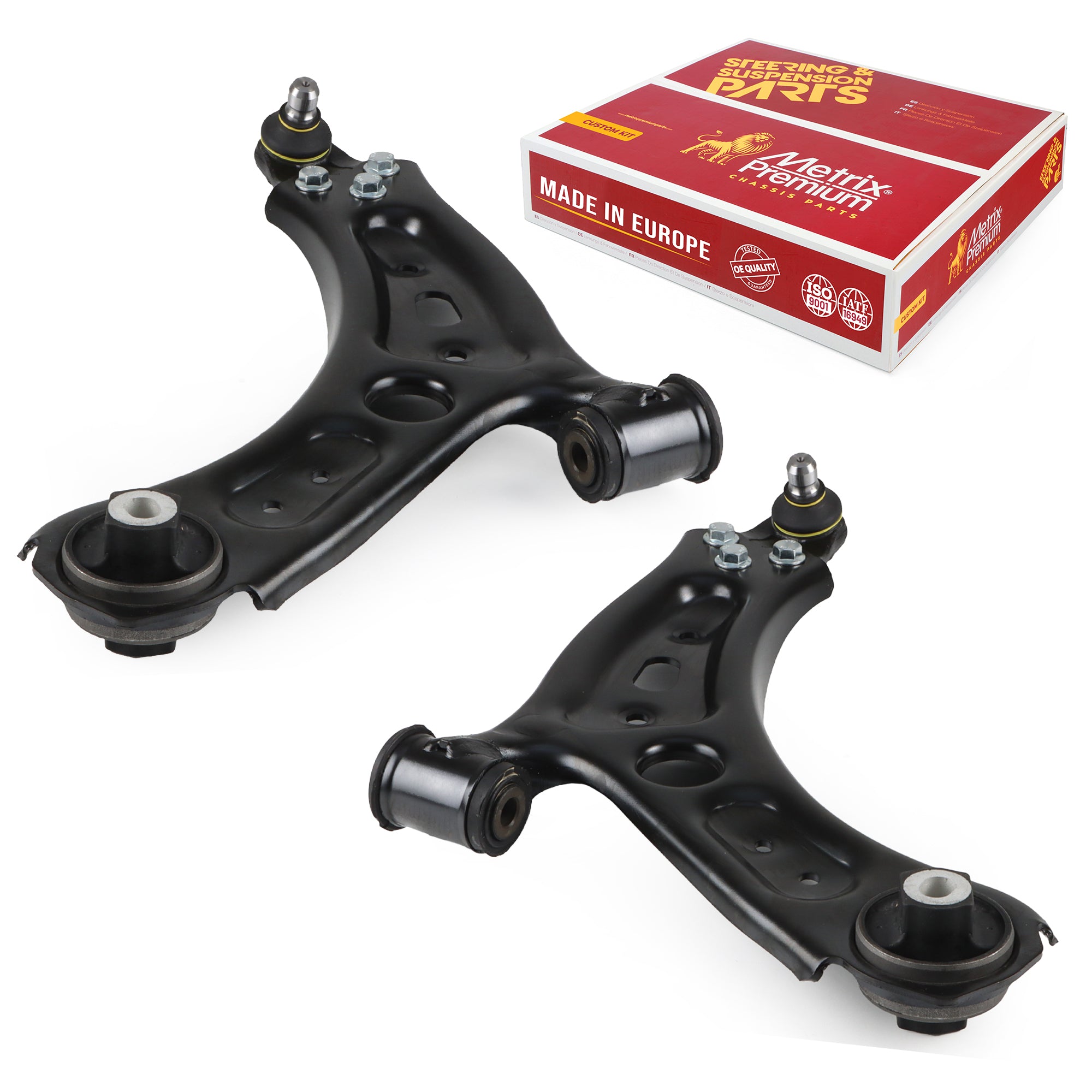 Metrix Premium Chassis Parts Front Left & Right Lower Control Arm and Ball Joint Assembly Kit 90842MT OEM fit auto parts