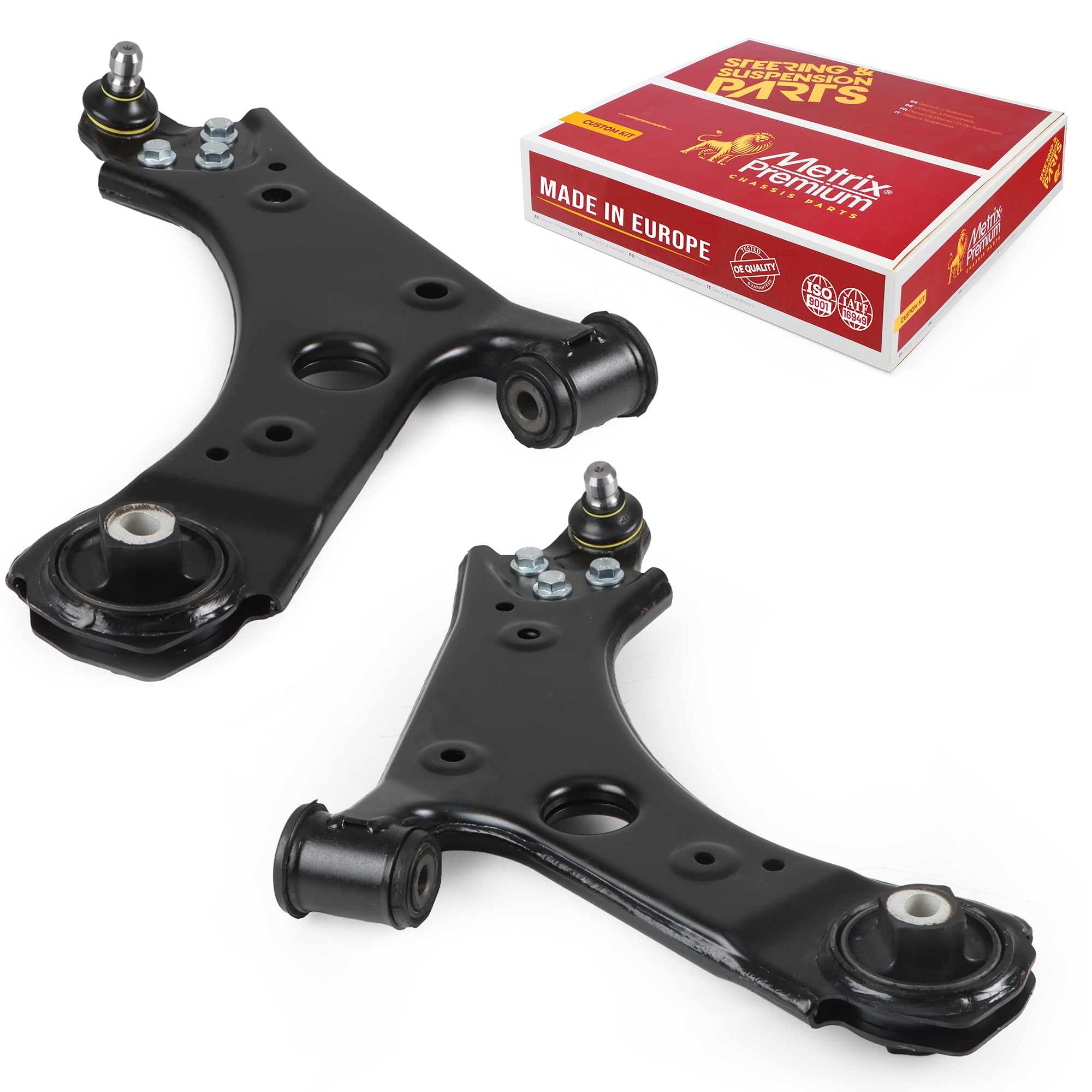 Metrix Premium Chassis Parts Front Left & Right Lower Control Arm and Ball Joint Assembly Kit 90843MT OEM fit auto parts