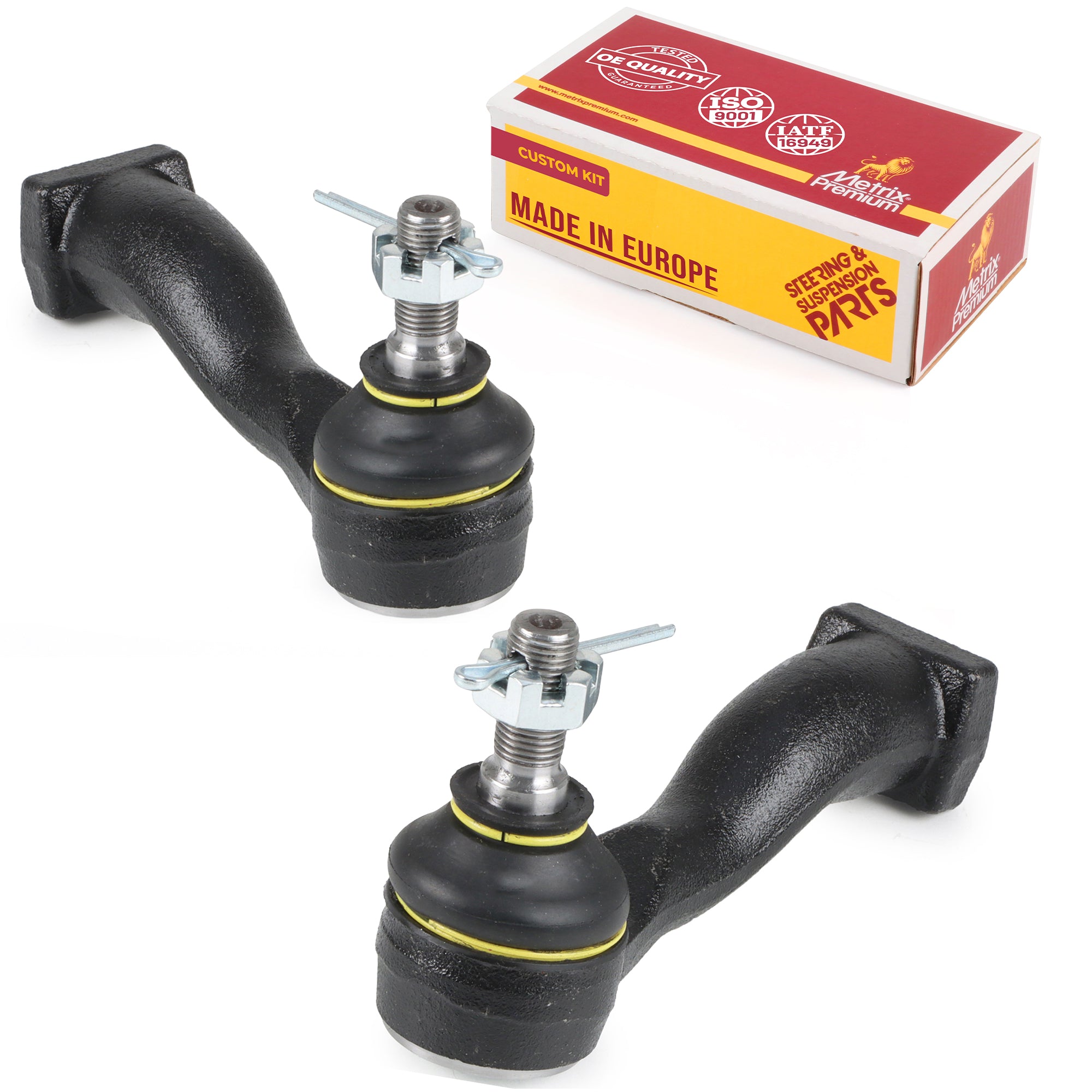 Metrix Premium Chassis Parts Front Left & Right Outer Tie Rod End Kit 90932MT OEM fit auto parts