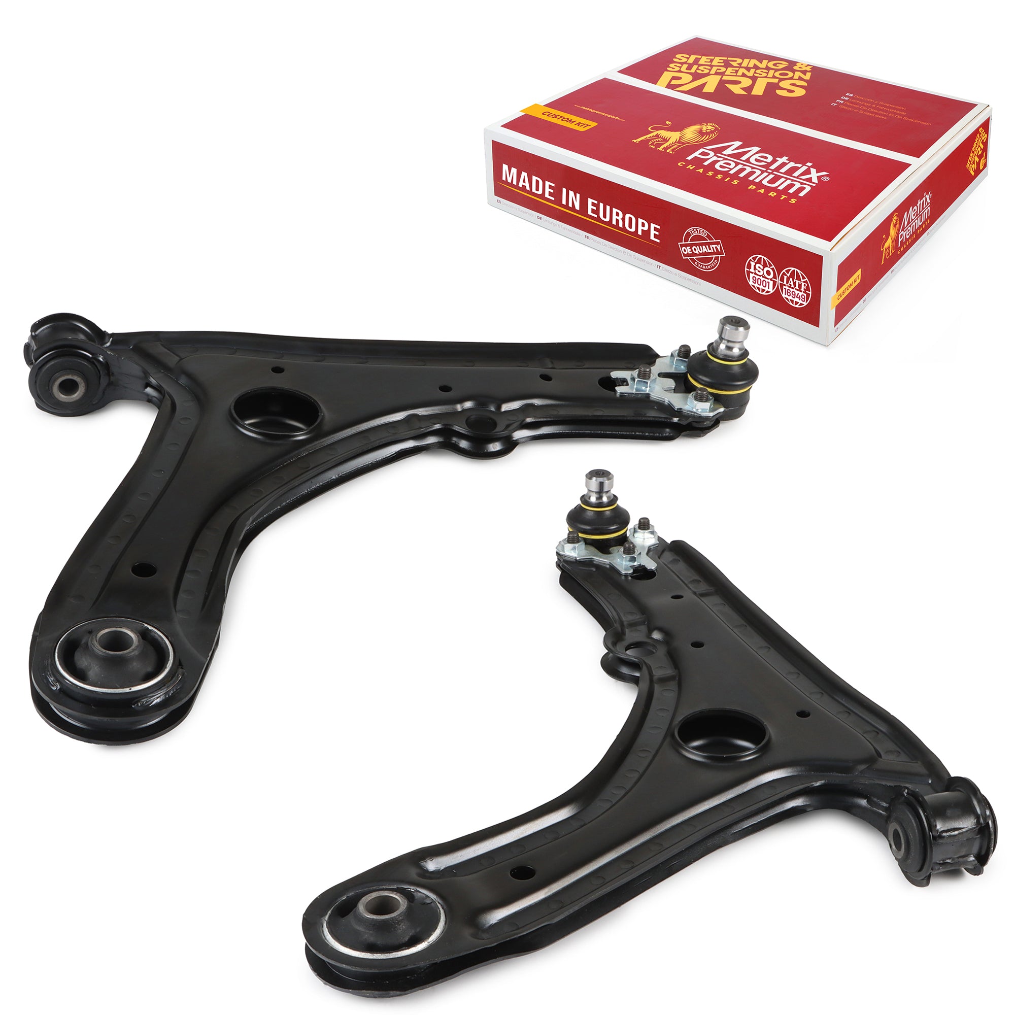 Metrix Premium Chassis Parts Front Left & Right Lower Control Arm and Ball Joint Assembly Kit 90935MT OEM fit auto parts