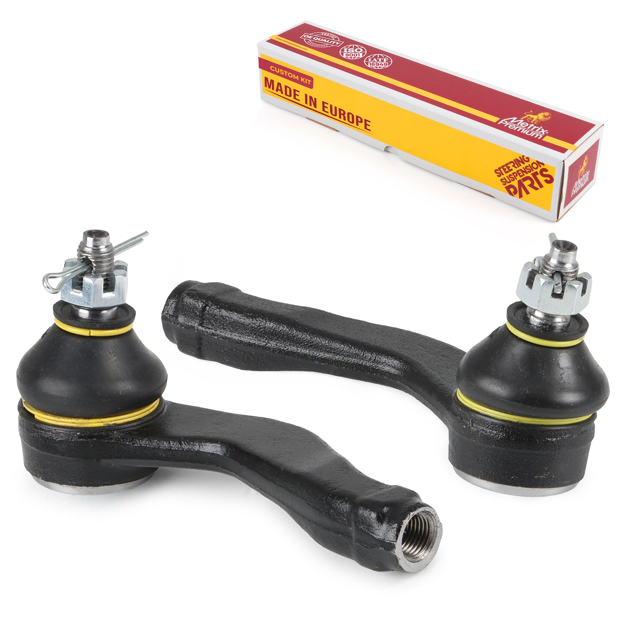 Metrix Premium Chassis Parts Front Left & Right Outer Tie Rod End Kit 90941MT OEM fit auto parts